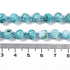 Dyed Natural Howlite Beads Strands G-H057-A18-01-5