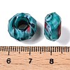 Two Tone Glass European Beads GDA009-6-3