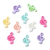 7 Bags 70Pcs 7 Colors Musical Note Opaque Resin Cabochons RESI-CJ0005-44-8
