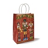 Christmas Nutcracker Kraft Paper Bags ABAG-B006-03E-2