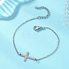 201 Stainless Steel Link Bracelets BJEW-JB13129-1