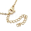 Brass Micro Pave Colorful Cubic Zirconia Pendant Necklaces for Women NJEW-D305-03G-03-4