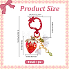1Pc Acrylic Strawberry Pendant Decorations KEYC-BM0001-25B-2