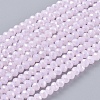 Electroplate Glass Beads Strands LS-EGLA-A034-P1mm-B12-1