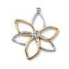 304 Stainless Steel Pendants STAS-A126-03B-GP-1