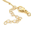 Brass Curb Chain Necklaces NJEW-M220-03B-G-3