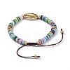 Nylon Thread Braided Beads Bracelets BJEW-JB04553-01-4