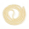 Baking Paint Transparent Glass Beads X1-DGLA-N011-4mm-02-2