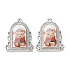Alloy Epoxy Resin Pendants FIND-K031-01P-02-1