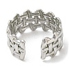 304 Stainless Steel Open Cuff Rings RJEW-H213-04P-4