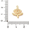 Brass Rhinestone Pendants RB-CBAFDDC-05G-3