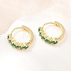 Brass Micro Pave Cubic Zirconia Hoop Earrings EJEW-P346-09G-01-3