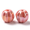 Handmade Pearlized Porcelain Beads PORC-G010-01F-3
