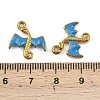 304 Stainless Steel Enamel Pendants STAS-G370-01G-02-3