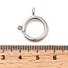 Brass Spring Ring Clasps KK-D407-20P-F-3