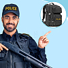 Security Personnel Polyester Embroidered Appliques PATC-WH0017-10A-02-7