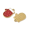 304 Stainless Steel Enamel Pendants STAS-L300-012G-34-2