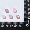 100Pcs Transparent Frosted Glass Beads Strands GLAA-CJ0002-07-8