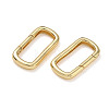 Brass Spring Gate Clasps
 KK-CBA50B0-33G-2