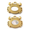 304 Stainless Steel Pave Natural White Shell Pendants STAS-C122-21B-02G-1
