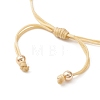 Star Cross Heart Adjustable Braided Bracelet Sets BJEW-MZ00043-4
