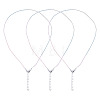 10Pcs Cotton & Metallic Cord Necklace Making NJEW-TAC0054-1