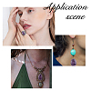12Pcs 6 Styles Natural Ruby in Zoisite & Sesame Jasper/Kiwi Jasper & Larvikite & Ripple Jasper Cabochons G-FH0002-63B-6