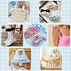 4 Yards Polyester Wrinkle Lace Ribbon OCOR-TA0004-18E-8