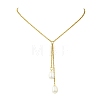 Natural Pearl Rice Tassel Y Necklaces NJEW-JN06216-2