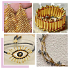 1000Pcs Glass Twisted Bugle Beads SEED-HY0001-12B-6