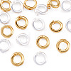 20Pcs 2 Colors Brass Open Jump Rings KK-TA0008-83-3