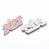 Alloy Enamel Pendants PALLOY-N160-001-04S-RS-2