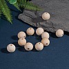 Natural Unfinished Wood Beads WOOD-S651-20mm-LF-4