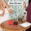 12Pcs 6 Colors Square Cardboard Necklace Boxes CBOX-FS0001-11-6