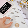 3 Bags 3 Styles Rhinestone Watch Band Charms Set FIND-FH0017-66-3