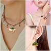 30Pcs 6 Colors Opaque Resin Pendants RESI-YW0006-40-6