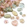 60G 3 Colors Transparent Acrylic Beads MACR-FP0001-15-1