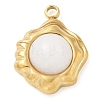 Natural White Agate Pendants LS-STAS-K291-03B-01-1