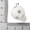 Flocking Opaque Sports Theme Resin Pendants LS-RESI-D017-01C-P-3