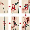 SUPERFINDINGS 18Pcs 3 Colors Aluminum Alloy Cord Lock TOOL-FH0001-14-3