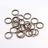Open Jump Rings Brass Jump Rings LS-JRC10MM-AB-1