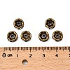 Brass Rhinestone Spacer Beads RB-A014-Z8mm-01AB-NF-3