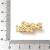 Brass Micro Pave Cubic Zirconia Box Clasps KK-A227-18G-3