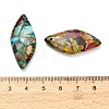 Dyed Natural Imperial Jasper Pendants G-H355-01A-3