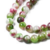 Natural Dyed Persian Jade Gemstone Bead Strands G-R271-6mm-XP03-3