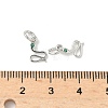 Brass Micro Pave Cubic Zirconia Pendants KK-D386-01P-3
