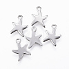 Tarnish Resistant 304 Stainless Steel Charms X-STAS-K154-22P-1