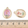 Alloy Enamel Pendants FIND-H058-01A-KCG-3