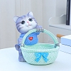 Cute Resin Cat Figurines PW-WG66233-01-1