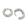 Tarnish Resistant 202 Stainless Steel Huggie Hoop Earrings with 304 Stainless Steel Pins for Women EJEW-H003-04P-2